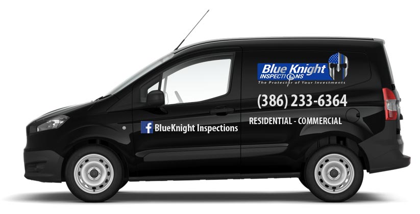 Blue Knight Inspections Van 